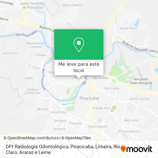 DPI Radiologia Odontológica mapa