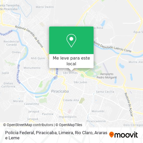 Polícia Federal mapa