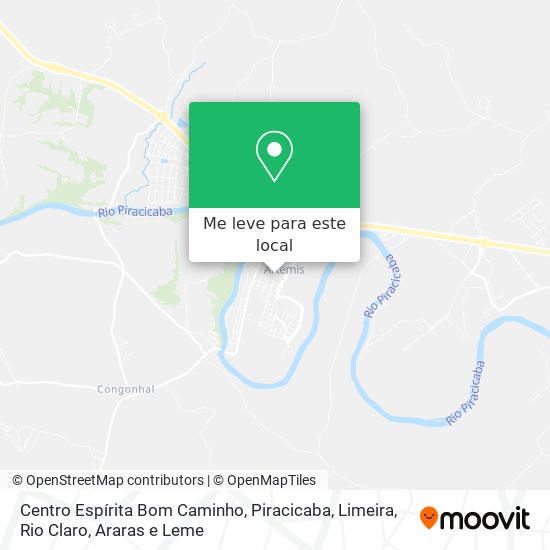 Centro Espírita Bom Caminho mapa