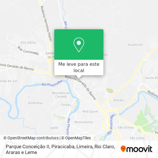 Parque Conceição II mapa