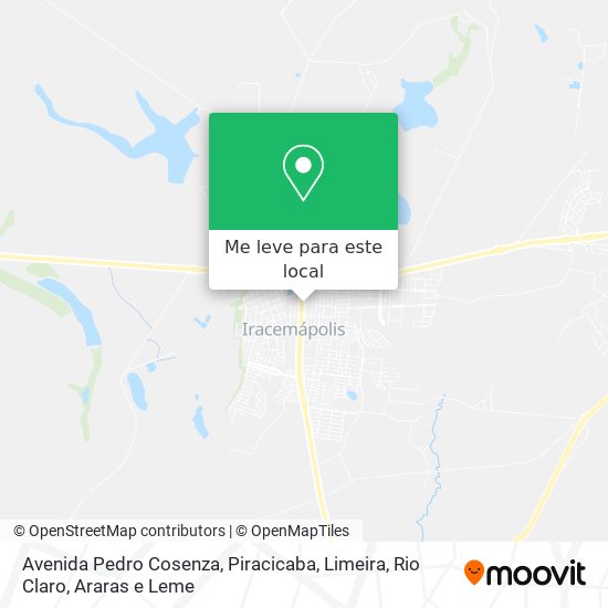 Avenida Pedro Cosenza mapa