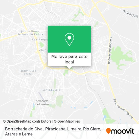 Borracharia do Cival mapa
