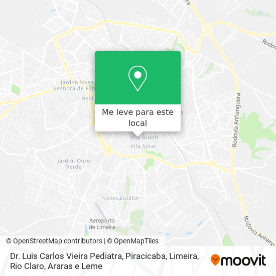 Dr. Luis Carlos Vieira Pediatra mapa