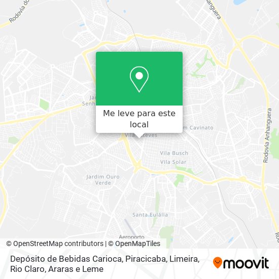 Depósito de Bebidas Carioca mapa