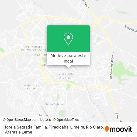 Igreja Sagrada Família mapa