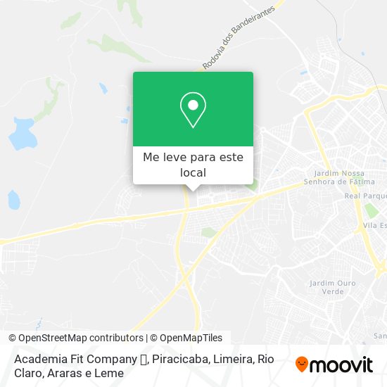 Academia Fit Company 💪 mapa