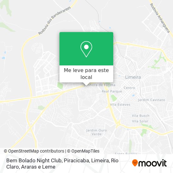 Bem Bolado Night Club mapa