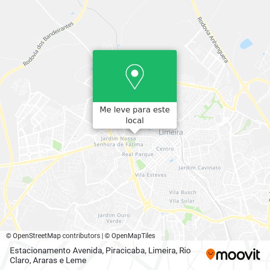 Estacionamento Avenida mapa