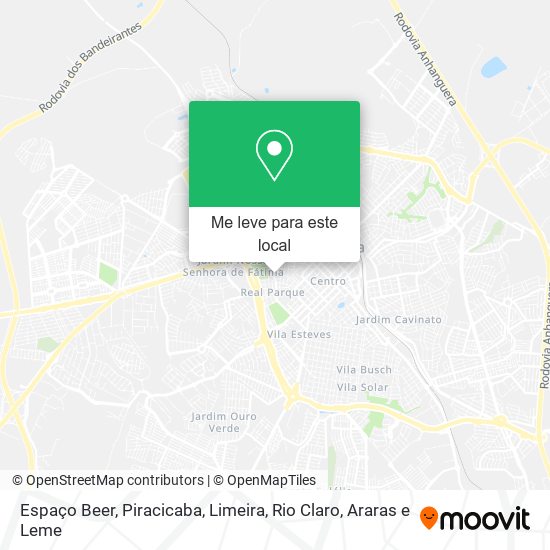 Espaço Beer mapa