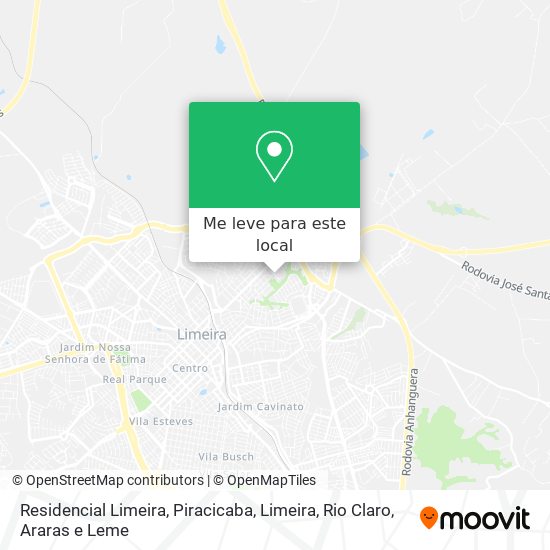 Residencial Limeira mapa