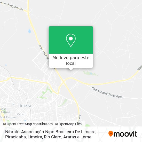Nibrali - Associação Nipo Brasileira De Limeira mapa