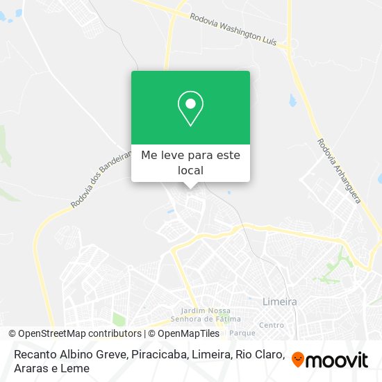 Recanto Albino Greve mapa