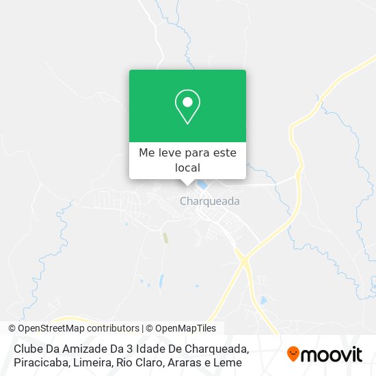 Clube Da Amizade Da 3 Idade De Charqueada mapa