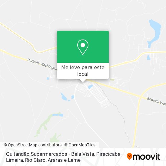 Quitandão Supermercados - Bela Vista mapa