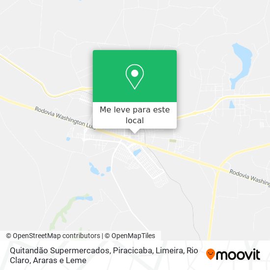 Quitandão Supermercados mapa