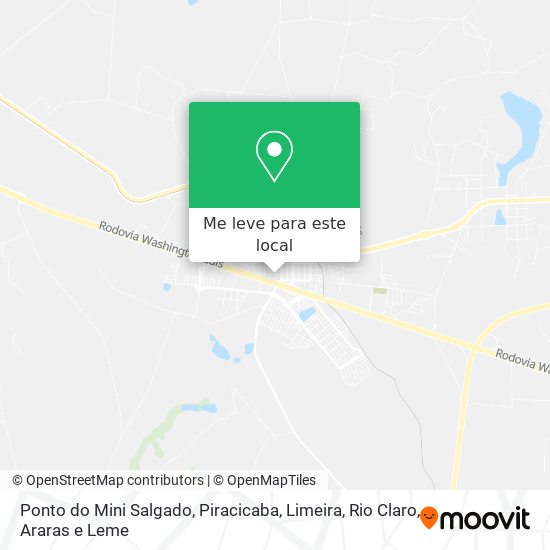 Ponto do Mini Salgado mapa