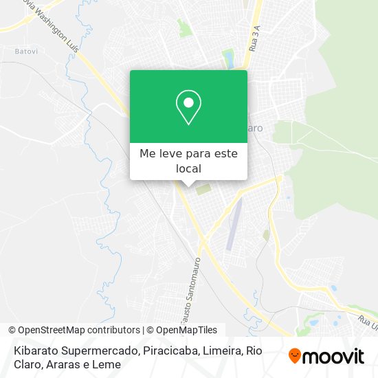 Kibarato Supermercado mapa