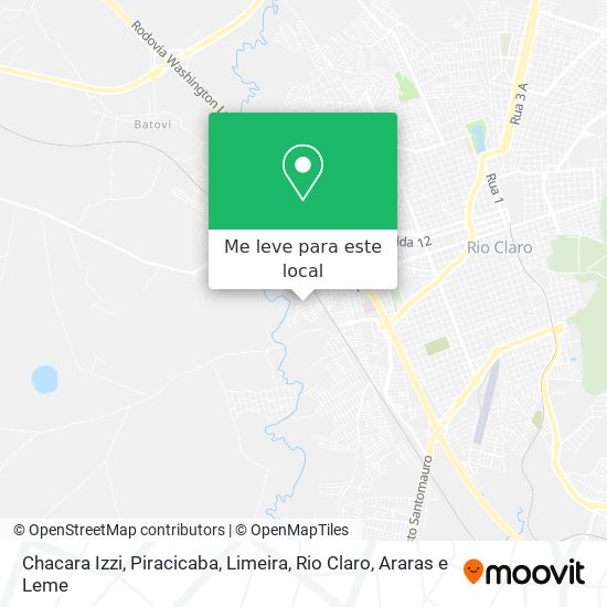 Chacara Izzi mapa