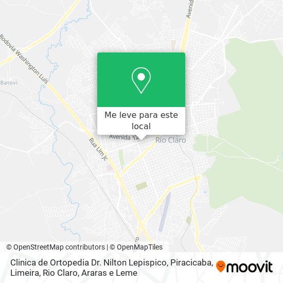 Clinica de Ortopedia Dr. Nilton Lepispico mapa