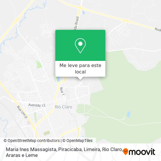 Maria Ines Massagista mapa