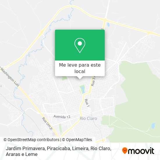 Jardim Primavera mapa