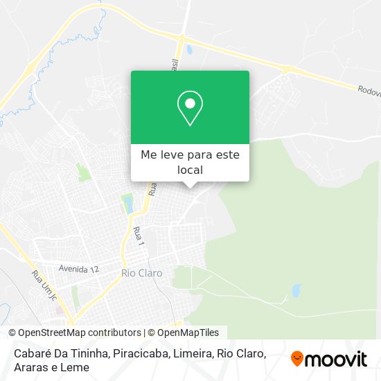 Cabaré Da Tininha mapa