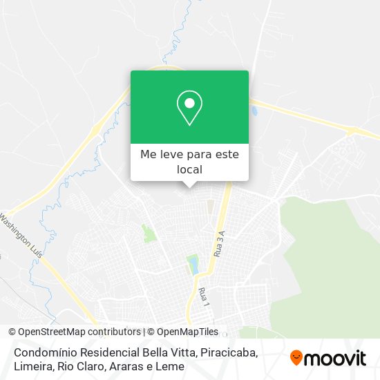 Condomínio Residencial Bella Vitta mapa