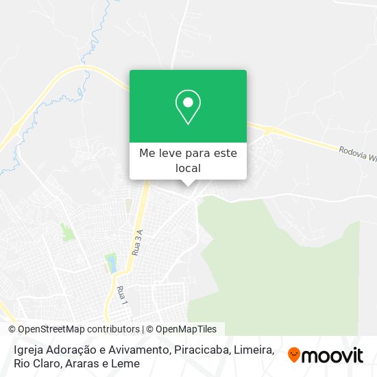 Igreja Adoração e Avivamento mapa