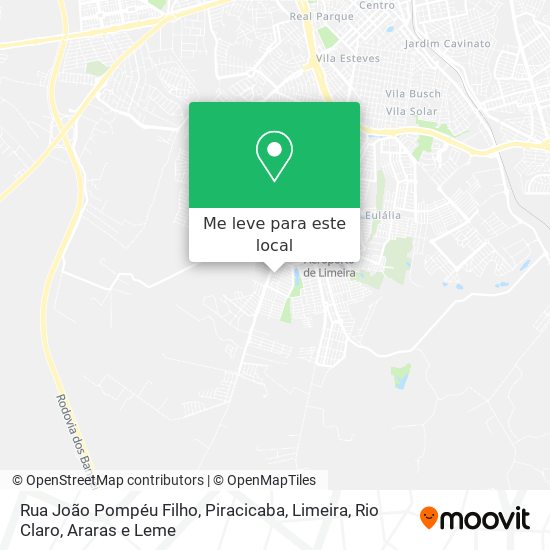 Rua João Pompéu Filho mapa