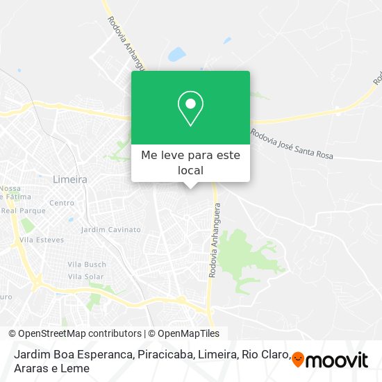 Jardim Boa Esperanca mapa