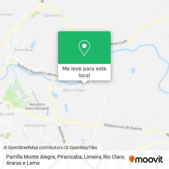 Parrilla Monte Alegre mapa