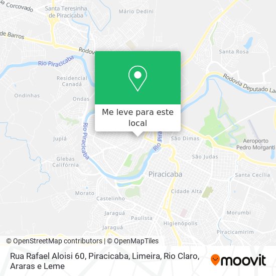 Rua Rafael Aloisi 60 mapa