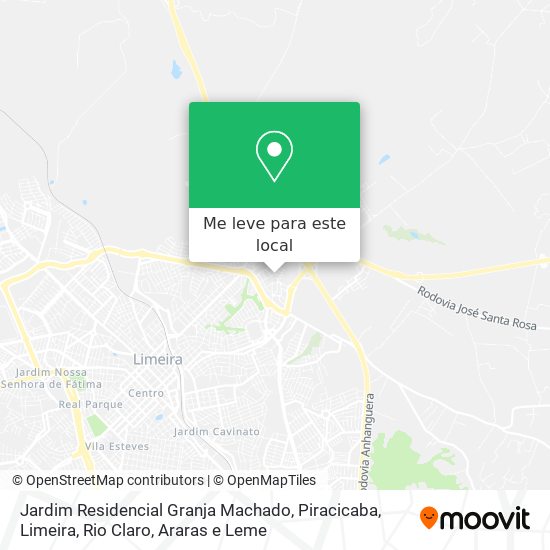 Jardim Residencial Granja Machado mapa