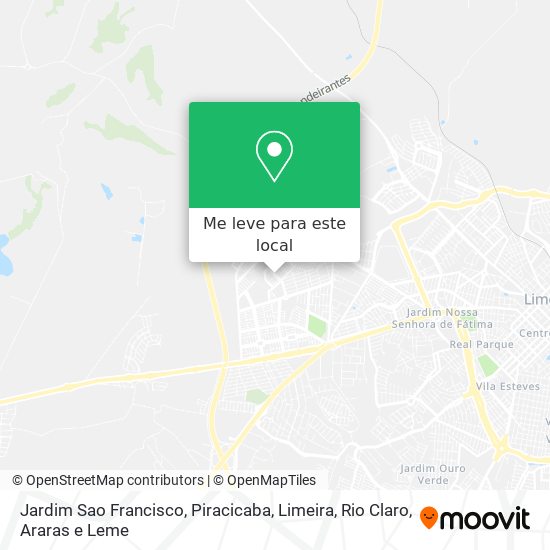 Jardim Sao Francisco mapa