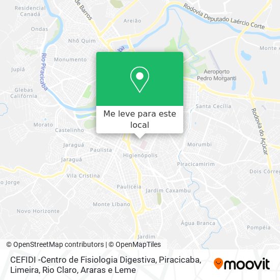 CEFIDI -Centro de Fisiologia Digestiva mapa