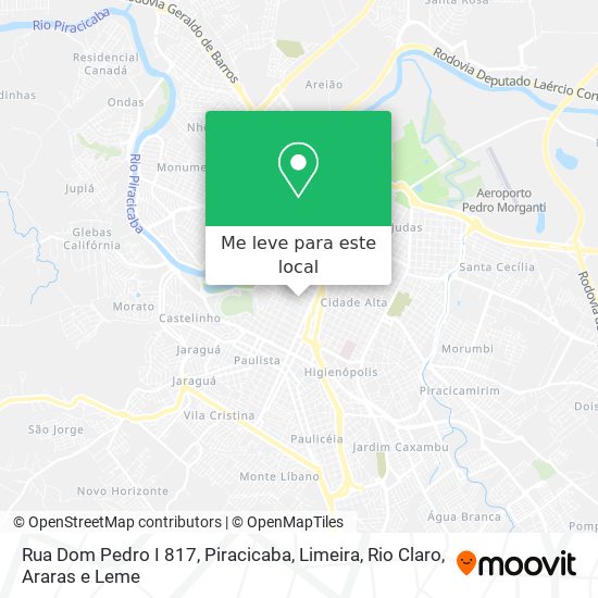 Rua Dom Pedro I 817 mapa