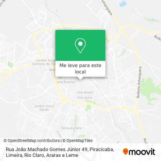 Rua João Machado Gomes Júnior 49 mapa