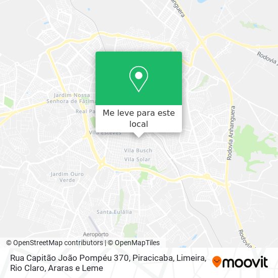 Rua Capitão João Pompéu 370 mapa