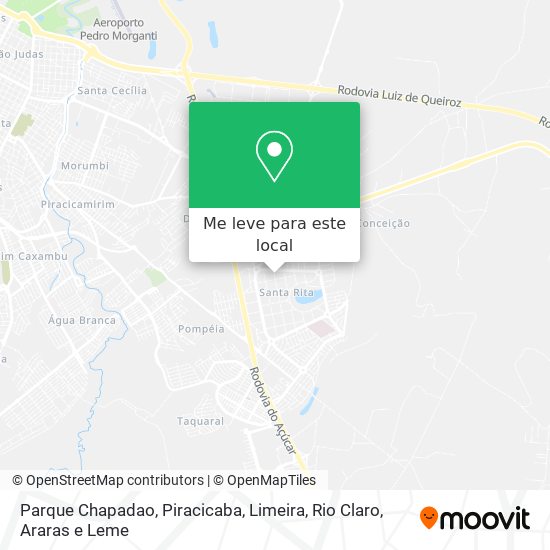 Parque Chapadao mapa