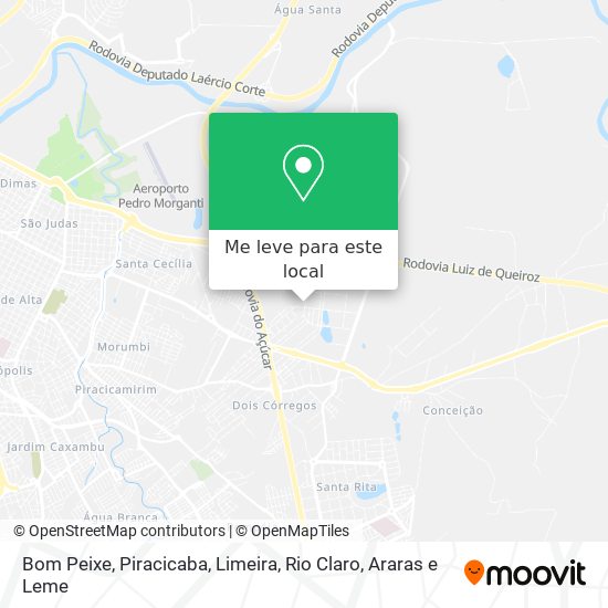 Bom Peixe mapa