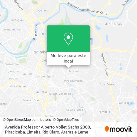 Avenida Professor Alberto Vollet Sachs 2300 mapa