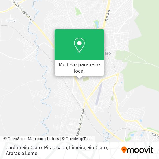 Jardim Rio Claro mapa