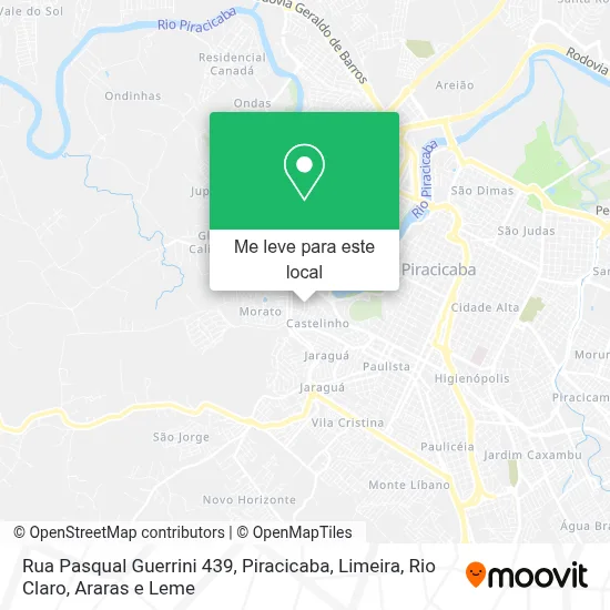 Rua Pasqual Guerrini 439 mapa