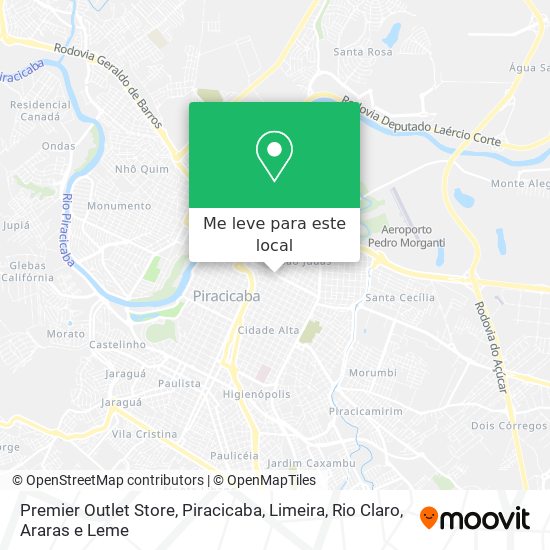 Premier Outlet Store mapa