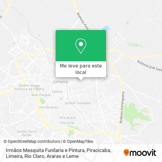 Irmãos Mesquita Funilaria e Pintura mapa