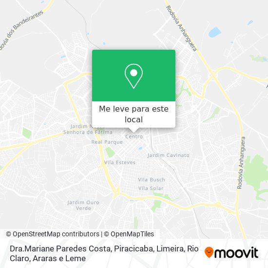 Dra.Mariane Paredes Costa mapa