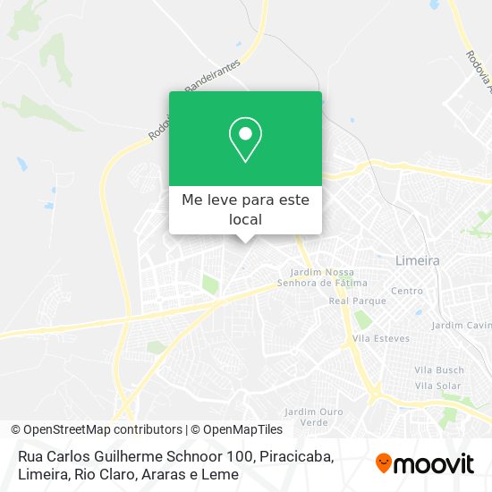 Rua Carlos Guilherme Schnoor 100 mapa