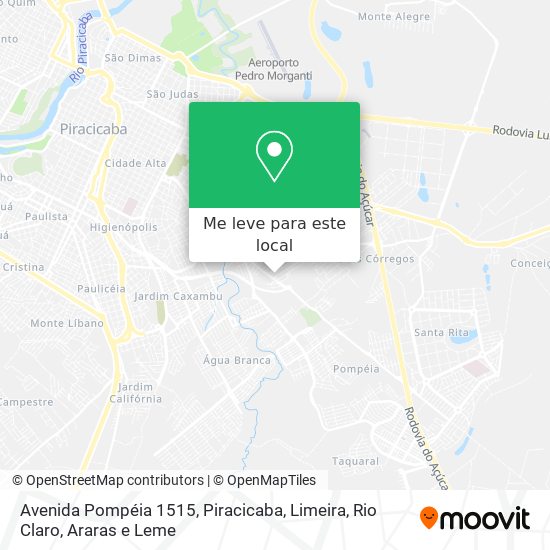 Avenida Pompéia 1515 mapa
