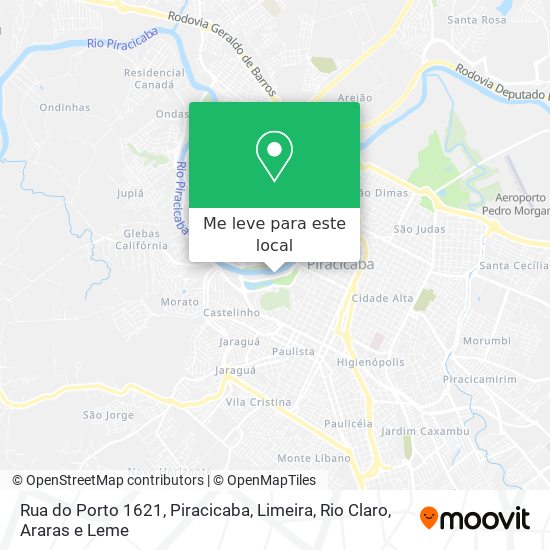 Rua do Porto 1621 mapa