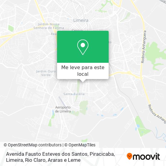 Avenida Fausto Esteves dos Santos mapa